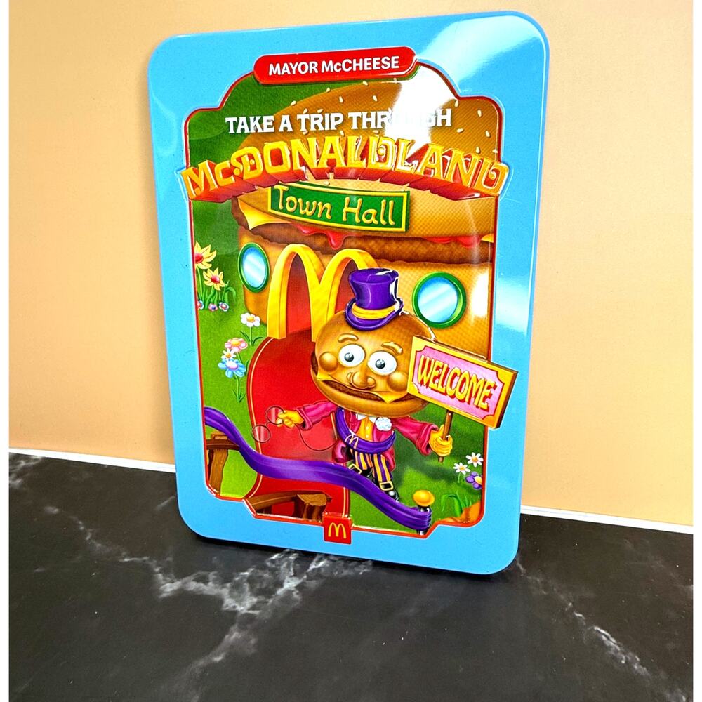 2025 Mayor McCheese McDonaldland Collector Edition Tin Stickers Cards ID